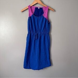 Route 66 crochet accent casual dress